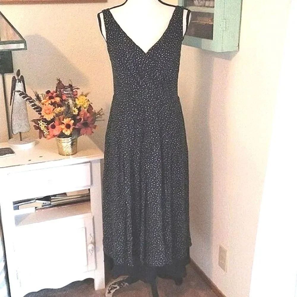 Talbots Pure Silk Polka Dot Dress